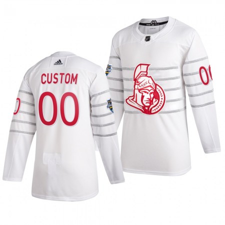 Camisola Ottawa Senators Personalizado Cinza Adidas 2020 NHL All-Star Authentic - Homem